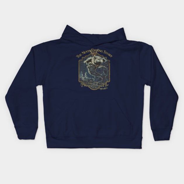 The NeverEnding Story 1984 Kids Hoodie by JCD666